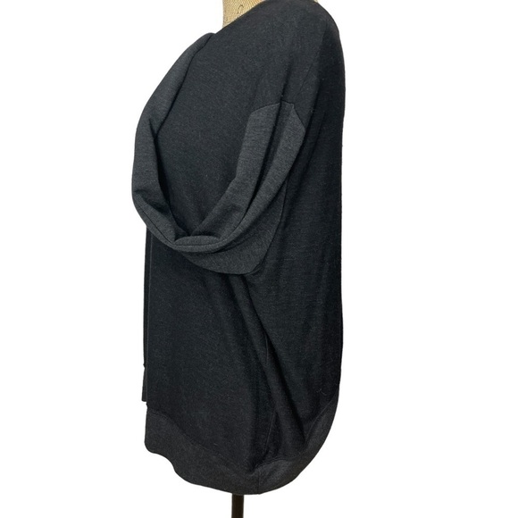 291 Venice Boutique Slit Back Pullover Contrast Hems Warm Size Large - Picture 9 of 11